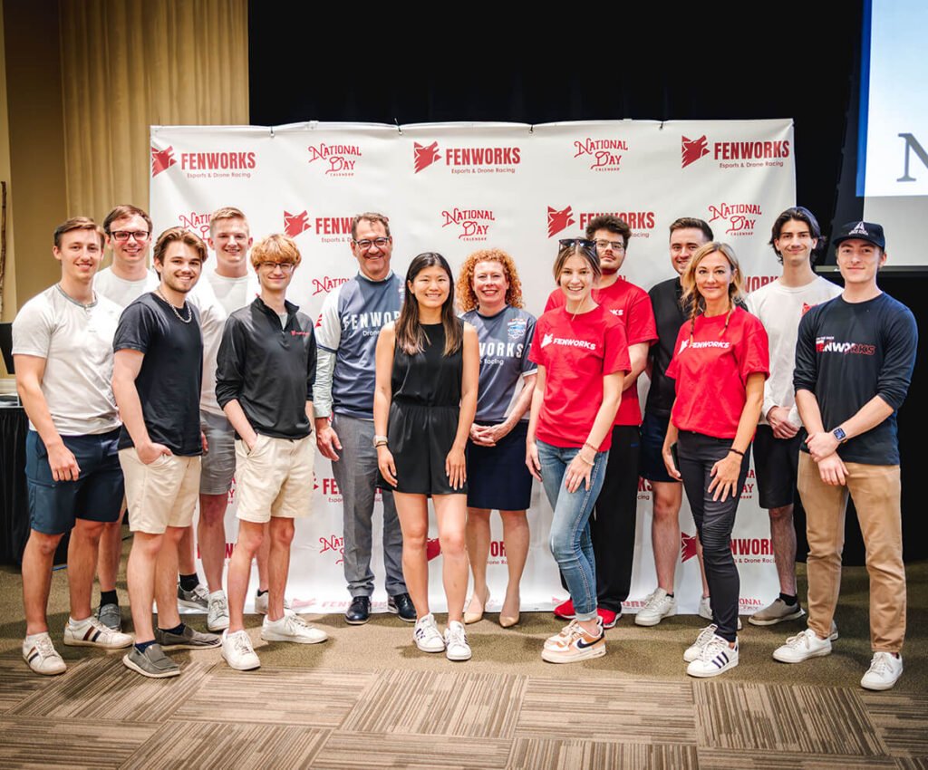 The Fenworks Team at the Esports Tournament